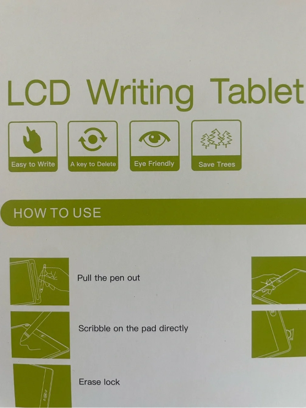 LCD Writing Tablet 8.5